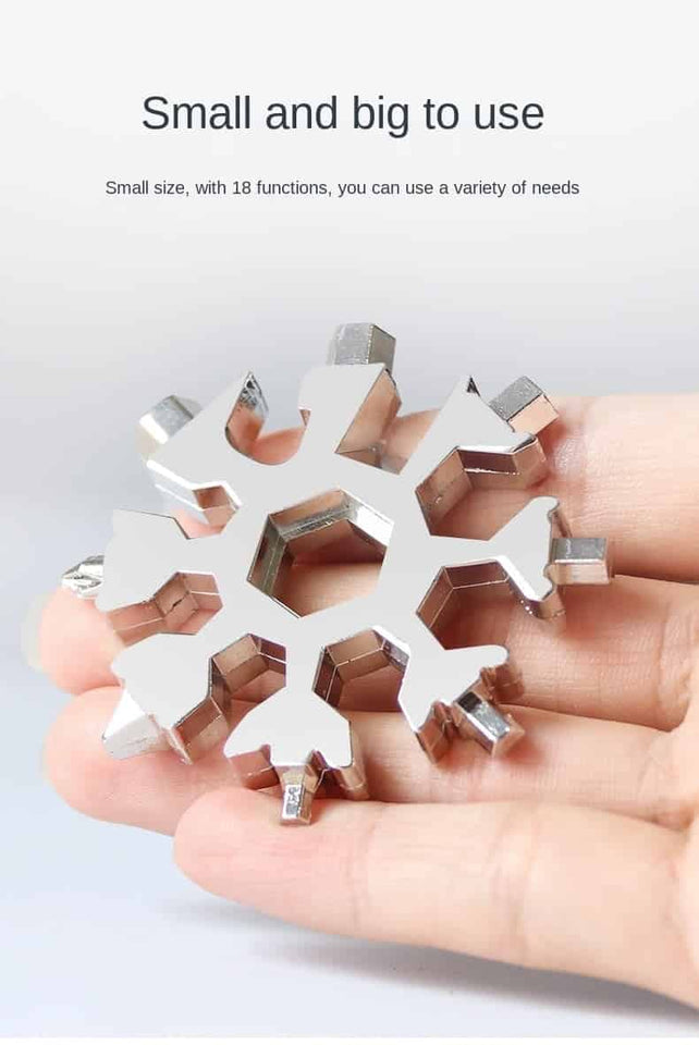 18-in-1 Stainless Steel Snowflakes Multi-Tool - TumTum