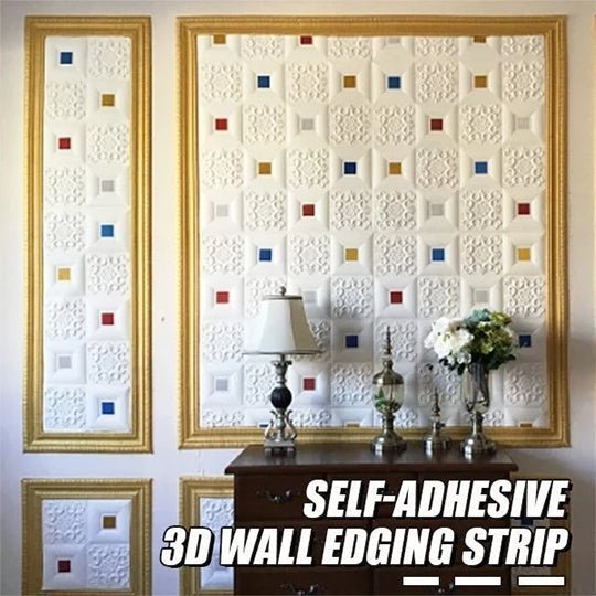 3D Wall Edging – Self Adhesive Environmental Protection 3D Wall Edging Strip - TumTum