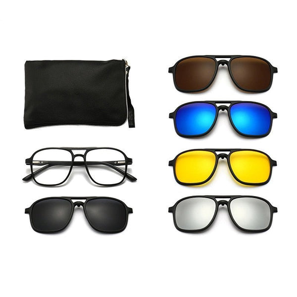 6 IN 1 POLARIZED SUNGLASSES - TumTum