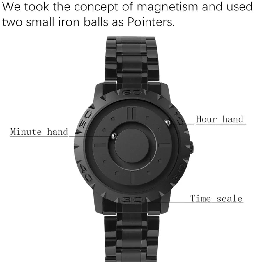 Maganova™ - Magnetic Fancy Quartz Watches [Exclusive on Techanova]