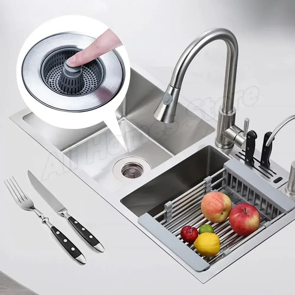 3-in-1 Kitchen Sink Strainer