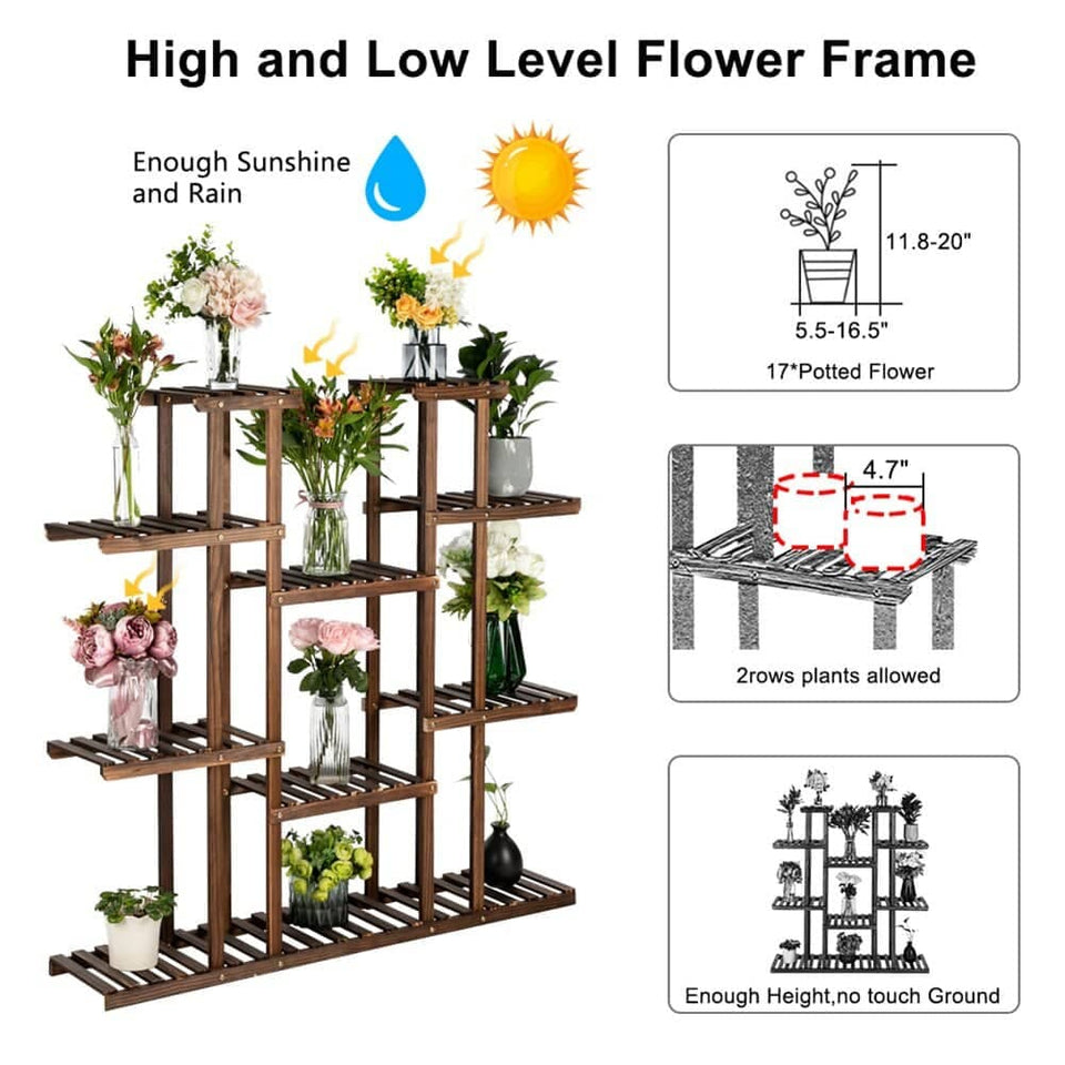 Multilevel Garden Display Plant Stand - TumTum