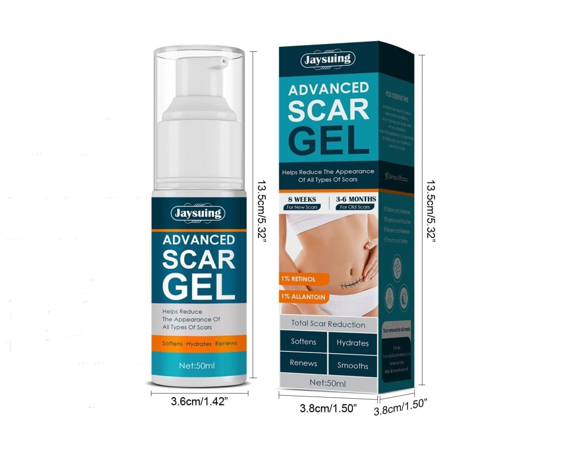 ScarAway®100% Advanced Scar Gel, C-Section Scars, Tummy Tuck, Old Scars, Keloids, Stretch Marks, Burn Scars - TumTum