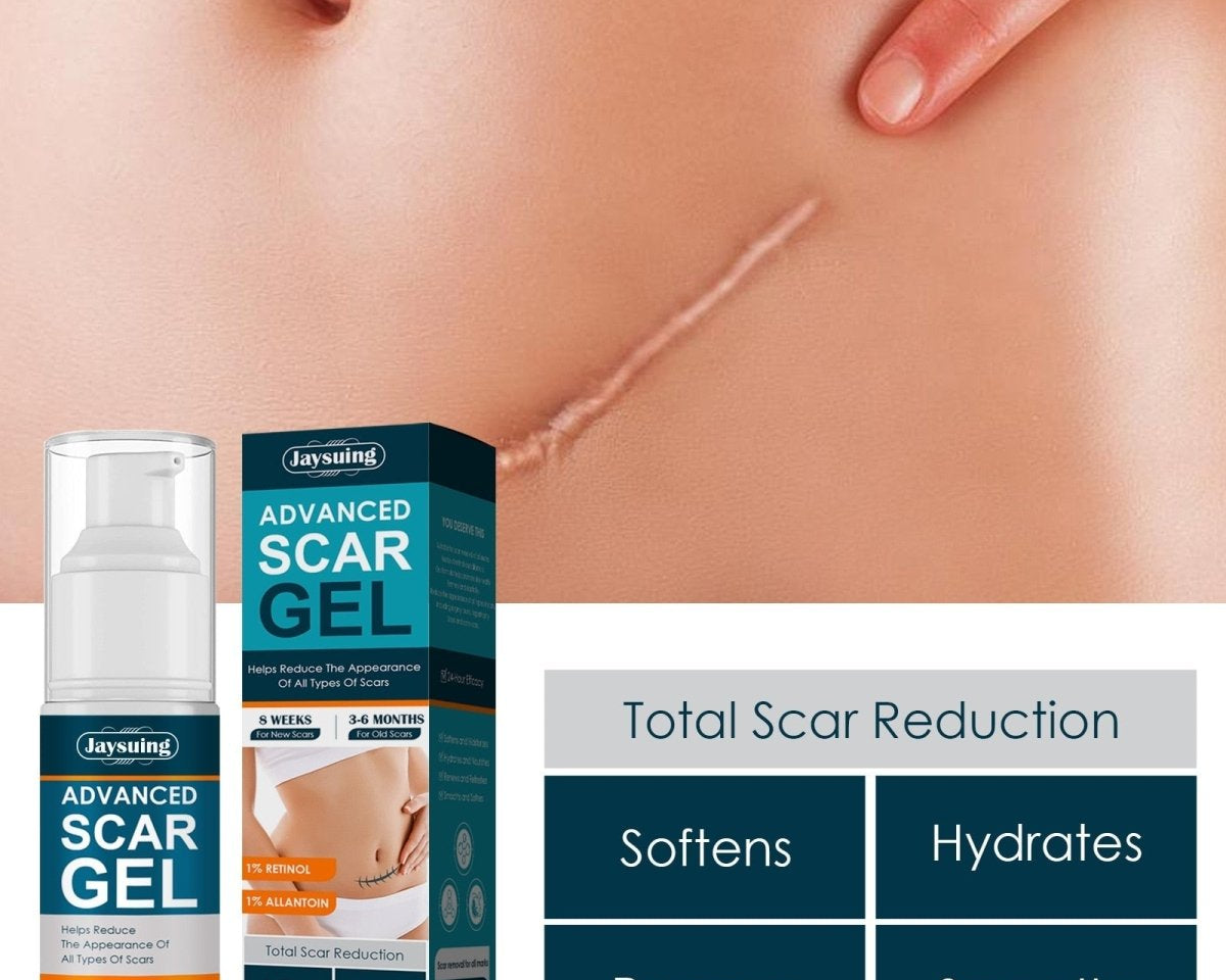 ScarAway®100% Advanced Scar Gel, C-Section Scars, Tummy Tuck, Old Scars, Keloids, Stretch Marks, Burn Scars - TumTum