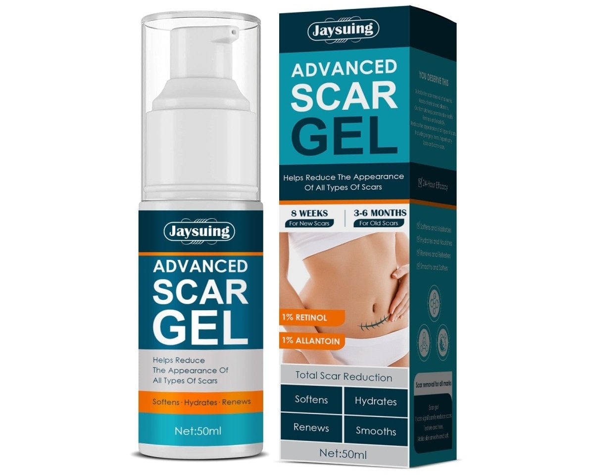 ScarAway®100% Advanced Scar Gel, C-Section Scars, Tummy Tuck, Old Scars, Keloids, Stretch Marks, Burn Scars - TumTum