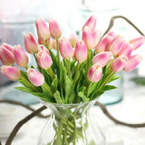 Spring Fresh Faux Silk Tulip Bouquet - TumTum