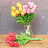 Spring Fresh Faux Silk Tulip Bouquet - TumTum