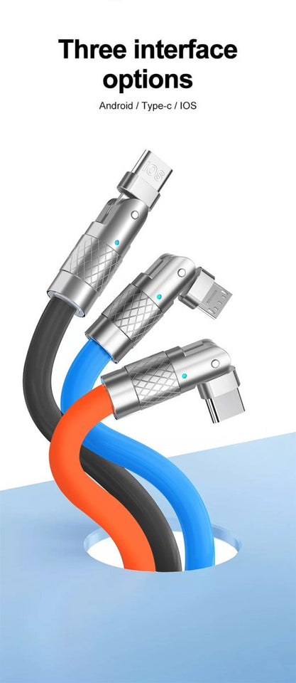 UltraCable ™ - 180° Rotating Super Fast Charge Cable - TumTum