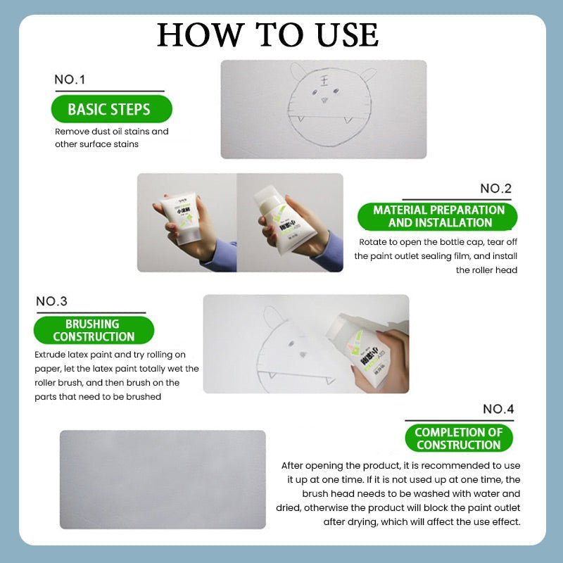 Wallfixer™ - DIY Wall Repair Paste Roller - TumTum